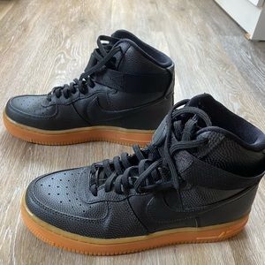 Nike Women’s Air Force 1 Hi SE ‘Black Gum’ size 7 860544-002